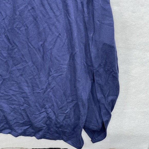 Belle Kim Gravel QVC Womens Size 2X Modal Blend Navy Blue Stretch Tunic Top - Picture 15 of 15